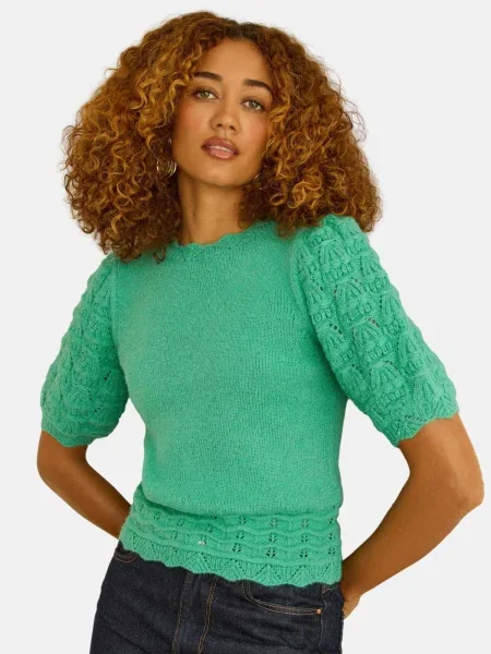 Love & roses Pulover verde