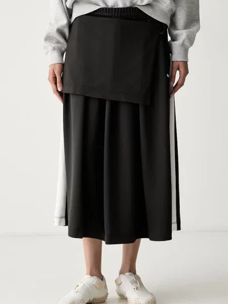 Puma fustă evazată T7 Midi negru