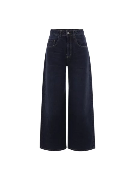 Szerokie jeansy Icon Denim niebieskie