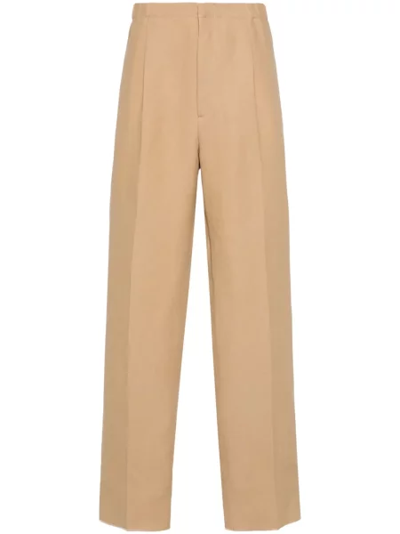 Pantaloni Fendi din canvas