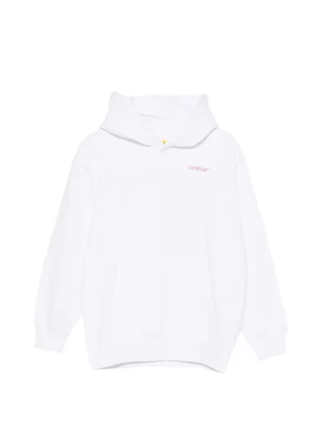Bluza z kapturem dziecięca Off-white biała