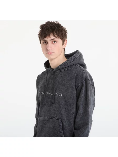 Bluza Alpha Industries Acid Logo Hoodie Black L czarna