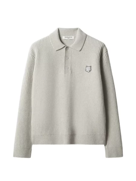 Tricou polo Maison Kitsune tricotate