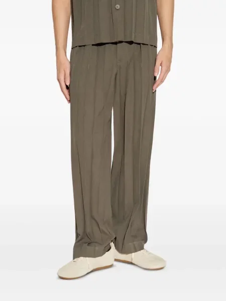 Плисирани панталон Homme Plissé Issey Miyake зелено