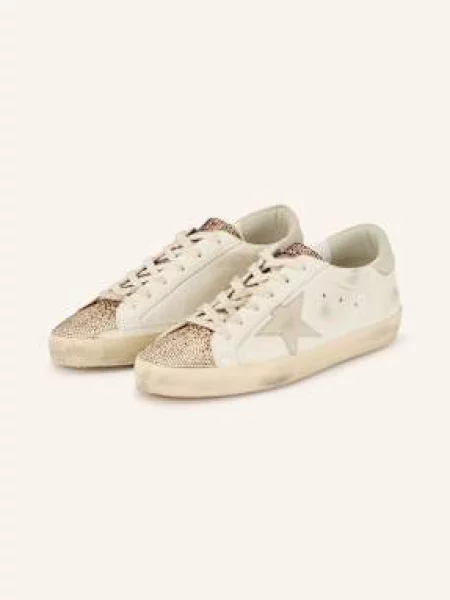 Golden Goose Sneakersy Super-Star Z Kamykami Ozdobnymi weiss białe