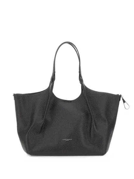 Geantă shopper Gianni Chiarini din piele negru