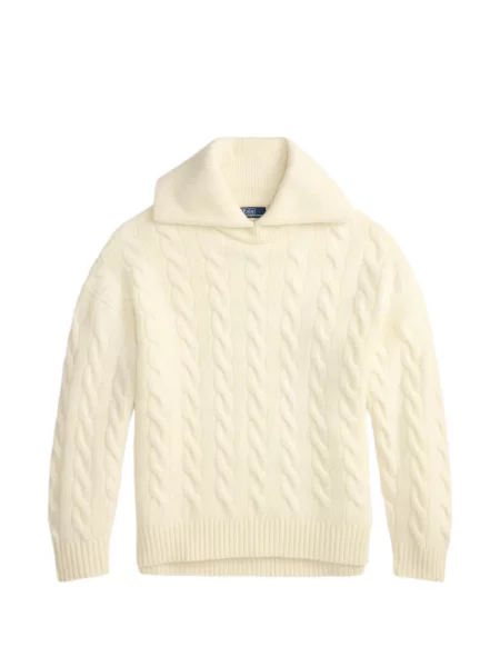 Hímzett csíkos galléros pólóing Polo Ralph Lauren kék