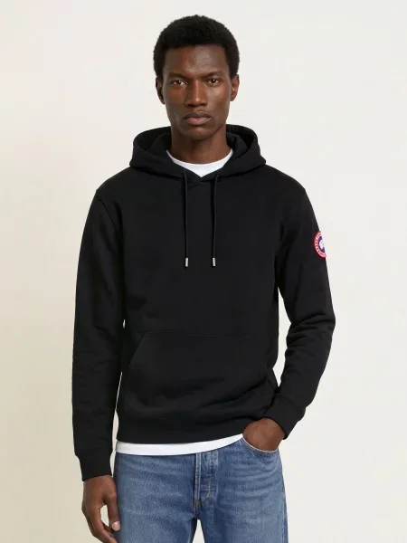 Canada Goose Mikina S Kapucí Loon černá / červená bílá