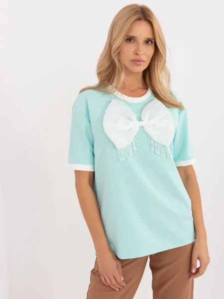 Bluză Fashionhunters cu funde eleganta
