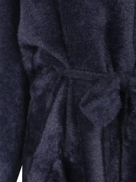 Препасан кожух Emporio Armani с козина черно