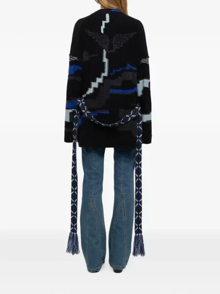 Palton Zadig&voltaire tricotate gri