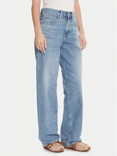 Lee Джинси Rider Голубий Wide Leg