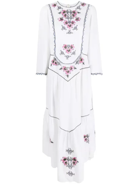 Rochie midi Isabel Marant alb