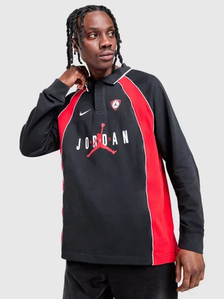 Jordan Polo M Flt Ls Jersey czarna
