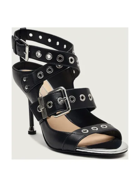 Liu Jo De piele sandale cu subțire TRACY 04 negru
