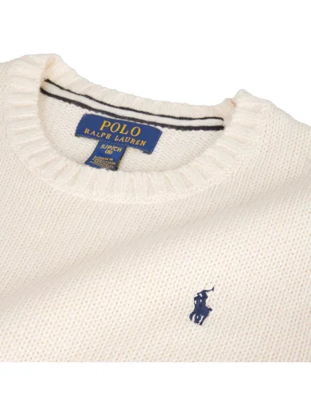 Pulover copii Polo Ralph Lauren alb