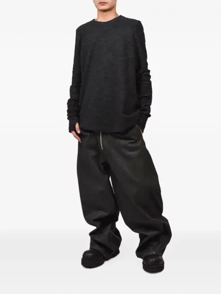 Lung tricou Filth tricotate negru