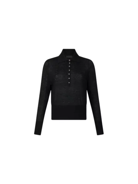 Dzianinowy sweter Liu Jo czarny
