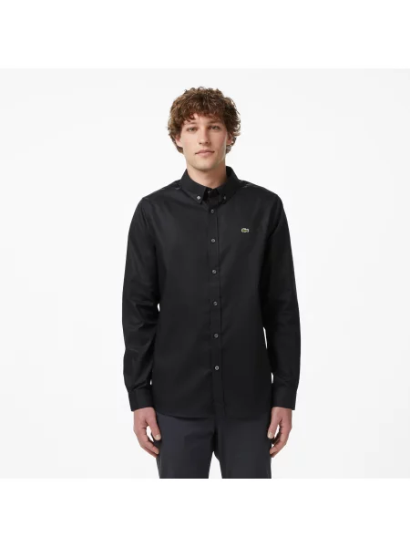 Lacoste Koszula Z Długim Rękawem czarny