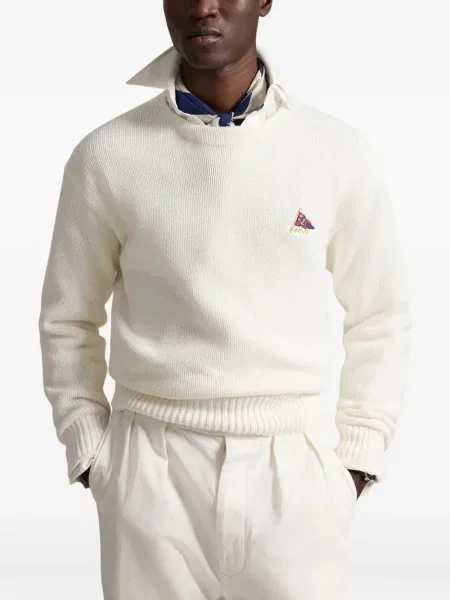 Τέντωμα καρό κιλότα Polo Ralph Lauren με κέντημα πράσινο