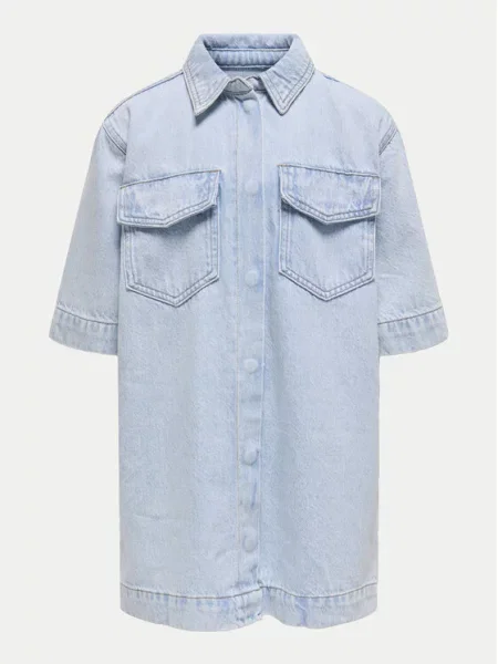 Kids ONLY Jeans haljina Sophie Oversize plava