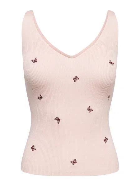 JDY Top brodat JDYNANNA / pitaya roz