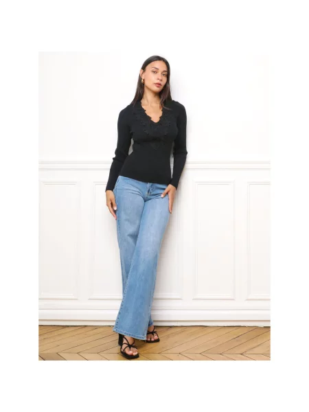 Pulover La Modeuse negru