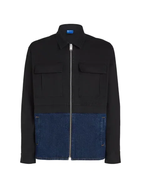 Geacă de blugi Karl Lagerfeld Jeans negru