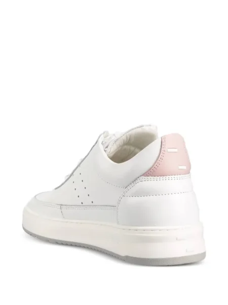 Sneakerși Filling Pieces din piele alb