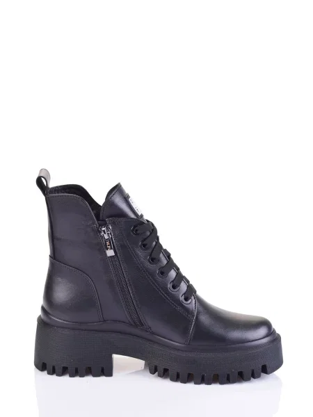 Кожаные ботинки Marco Piero черные