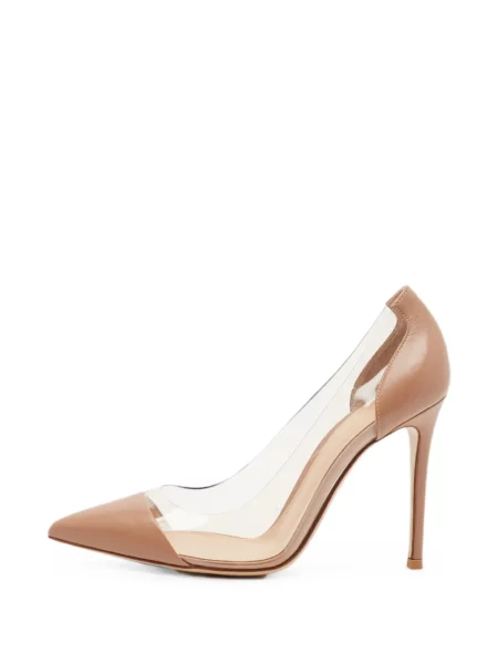 Pantofi cu toc Gianvito Rossi din piele alb