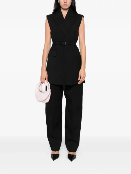 Cu centură sacou Sportmax negru