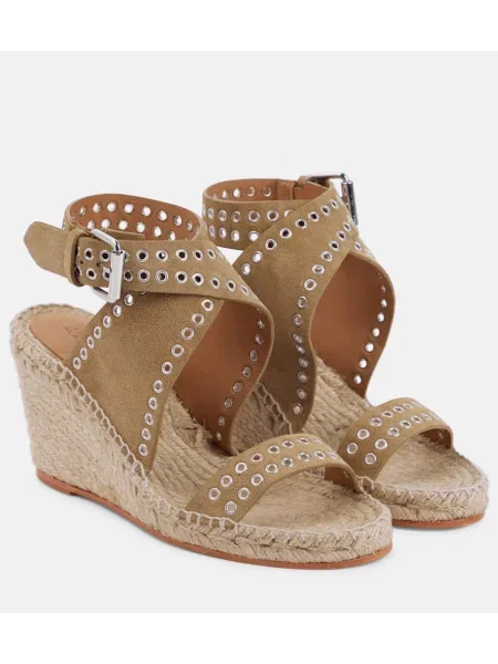 Sandale Isabel Marant din piele de căprioară cu tepi