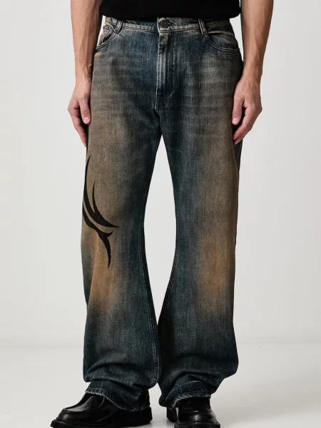 Vetements Graffiti Tribal blugi regular pentru bărbați