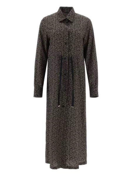Rochie midi Herno până la genunchi de costum negru