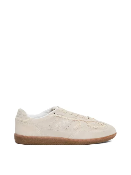 Sneakersy Alohas zamszowe białe