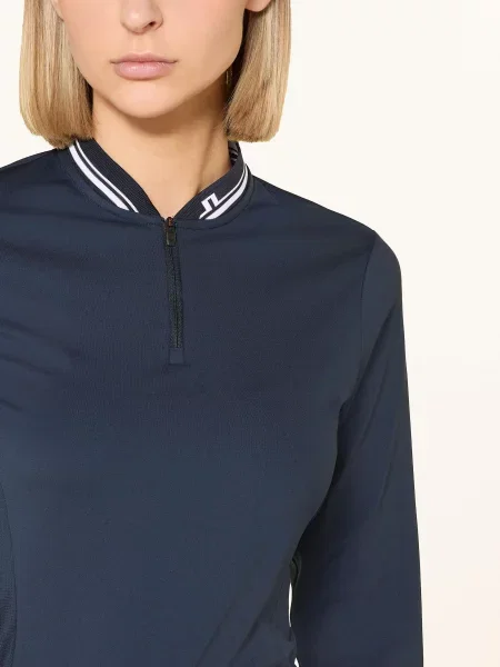 J.Lindeberg Koszulka Funkcyjna blau granatowa