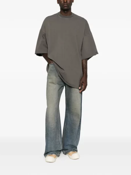 Szerokie jeansy Rick Owens Drkshdw niebieskie