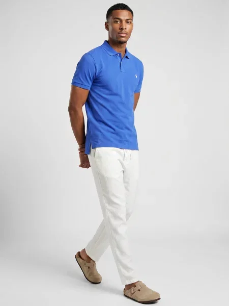 Polokošeľa Polo Ralph Lauren so sieťovinou modrá