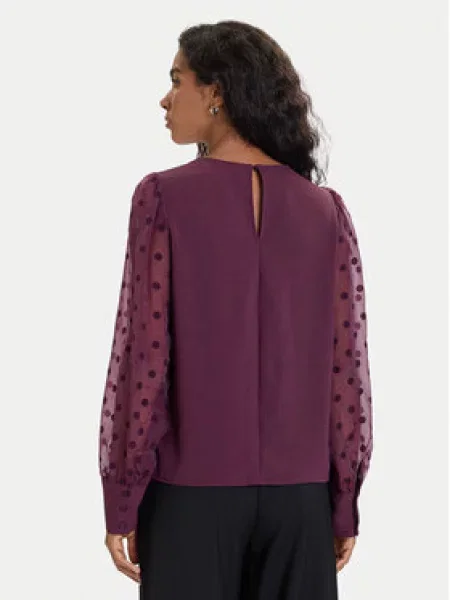 Vero Moda Bluza Alva vijolična