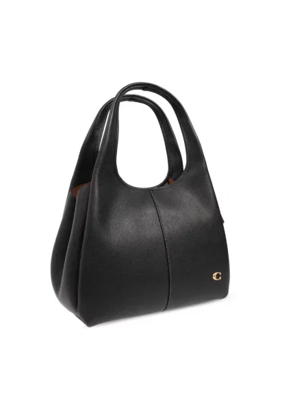 Coach torebka skórzana Lana Shoulder Bag czarna