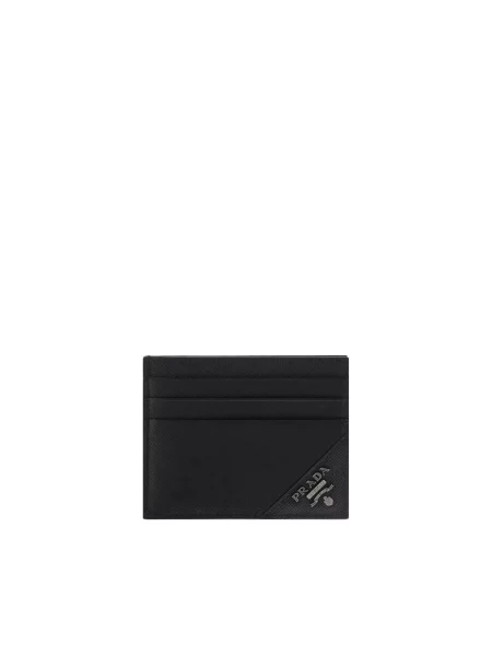 Portfel Prada elegancki czarny