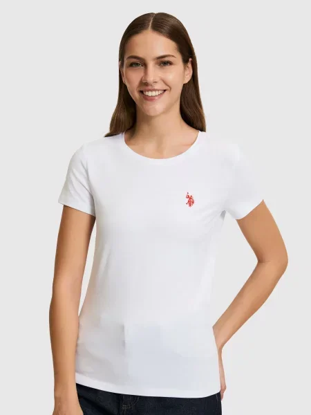 Поло U.s. Polo белое