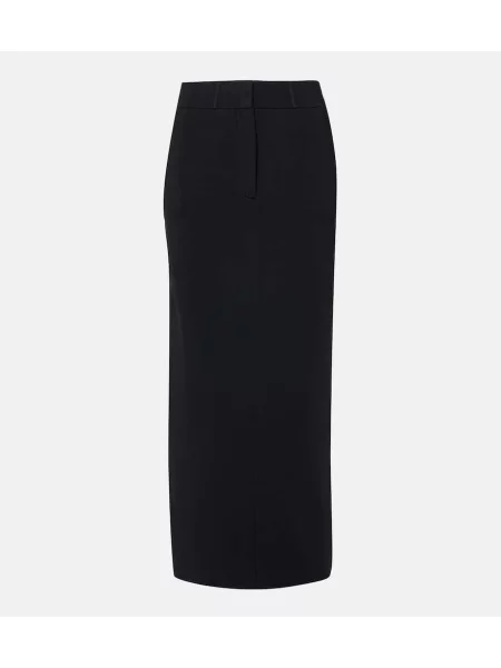 Fusta maxi Joseph tricotate negru