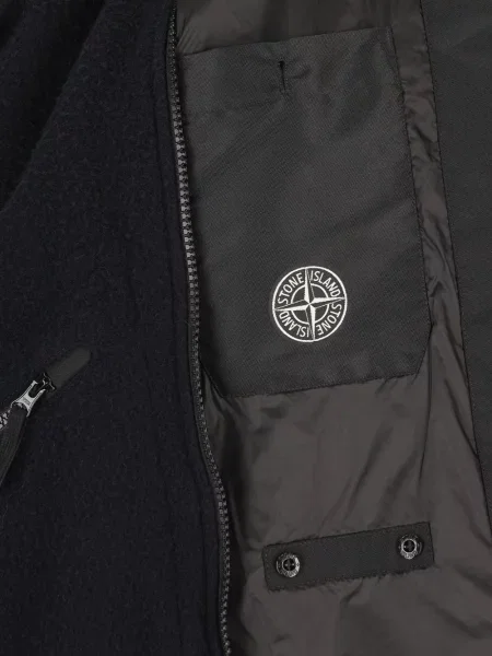 Яке Stone Island с качулка камъни синьо