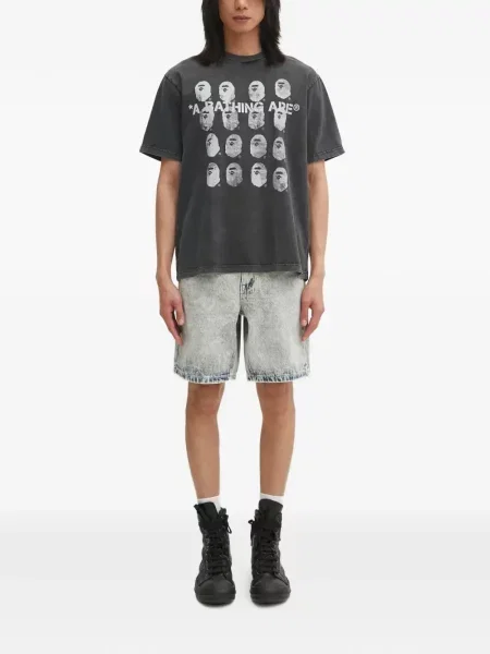 Džínové šortky Aape By *a Bathing Ape® modré