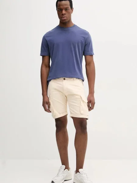 Krótkie szorty cargo Alpha Industries białe
