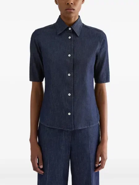 Scurt cămașă Jil Sander albastru