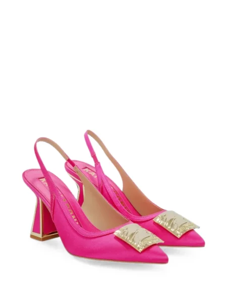 Pantofi cu toc Kat Maconie slingback cu autograf roz