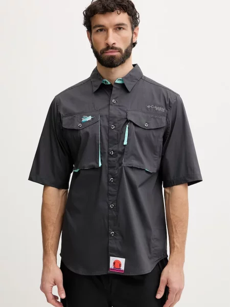 Columbia cămașă pentru bărbați cu Bonefish negru